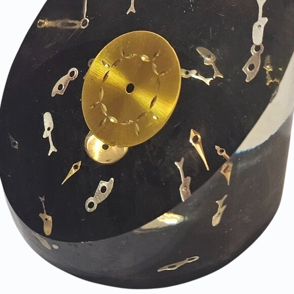 Vintage Steampunk Watch Parts Cogs Jeweler Collector Lucite Paper Weight Japan - Picture 4 of 8